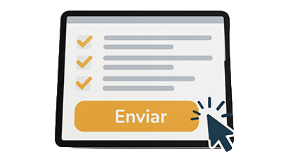 Formulario en laptop